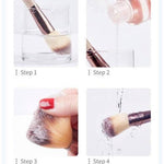 Cách S? D?ng C? V?i N??c R?a V? Sinh C? Và Mút Trang ?i?m Maycreate Make Up Tool Detergent