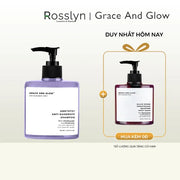 D?u g?i gàu Grace and Glow Amethyst nuôi d??ng da ??u v?i Climbazole và Probiotic 400ml - GG000005 - Rosslyn