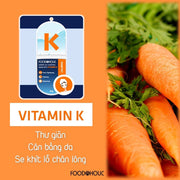 M?t N? Tinh Ch?t Vitamin K Tái T?o Da Foodaholic Derma AC Control Mask With Vitamin K (23g) - FD000009 - Rosslyn
