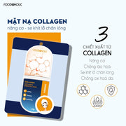 M?t N? Collagen Gi?m N?p Nh?n, C?ng Bóng Da Foodaholic COLLAGEN Anti-Aging Essential Mask (23g) - FD000002 - Rosslyn