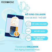 M?t N? Collagen Gi?m N?p Nh?n, C?ng Bóng Da Foodaholic COLLAGEN Anti-Aging Essential Mask (23g) - FD000002 - Rosslyn