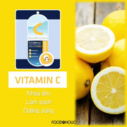 M?t N? Tinh Ch?t Vitamin C D??ng Tr?ng, M? Thâm Foodaholic Derma Brightening Mask With VITAMIN C (23g) - FD000006 - Rosslyn
