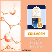 M?t N? Collagen Gi?m N?p Nh?n, C?ng Bóng Da Foodaholic COLLAGEN Anti-Aging Essential Mask (23g) - FD000002 - Rosslyn