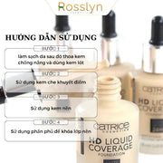Kem n?n Catrice HD Liquid Coverage Foundation 30ml - Rosslyn