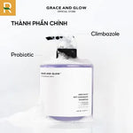 D?u g?i gàu Grace and Glow Amethyst v?i 2 thành ph?n chính là Climbazole và Probiotic