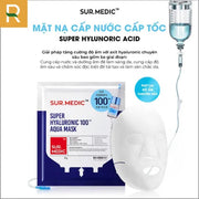 M?t n? c?p n??c siêu t?c SUR.MEDIC SUPER HYALURONIC AQUA MASK 30g - SM000002 - Rosslyn