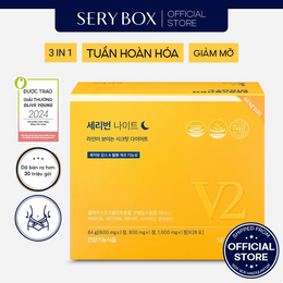Sery Box Seryburn Night V2 - Viên Uống Hỗ Trợ Giảm Cân Ban Đêm