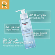 Gel r?a m?t c?p ?m cho da nh?y c?m Eucerin DermatoCLEAN Cleansing Gel 200ml - EU000005 - Rosslyn