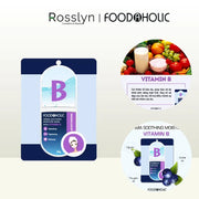 M?t N? Tinh Ch?t Vitamin B H?i Ph?c, M?n Da Foodaholic Derma Soothing Moisture Mask With VITAMIN B (23g) - FD000005 - Rosslyn