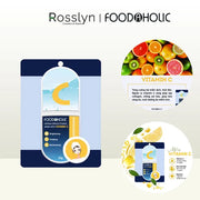 M?t N? Tinh Ch?t Vitamin C D??ng Tr?ng, M? Thâm Foodaholic Derma Brightening Mask With VITAMIN C (23g) - FD000006 - Rosslyn