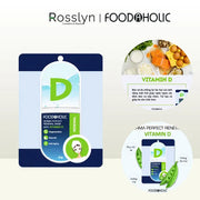 M?t N? Tinh Ch?t Vitamin D D?u Da, D??ng ?m Foodaholic Derma Perfect Renewal Mask With VITAMIN D (23g) - FD000007 - Rosslyn