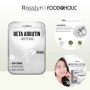 M?t N? Beta Arbutin D??ng Tr?ng, Làm ??u Màu Da Foodaholic Beta Arbutin Whitening Premium Mask (23ml) - FD000010 - Rosslyn