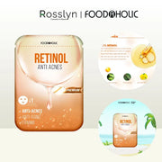 M?t N? Retinol Gi?m M?n, Tái T?o Da Foodaholic Retinol Anti-Acnes Premium Mask (23ml) - FD000013 - Rosslyn