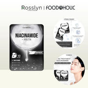 M?t N? Niacinamide D??ng Sáng, C?ng Bóng Da Foodaholic Niacinamide Ample Treatment Mask (23ml) - FD000018 - Rosslyn
