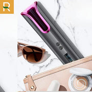Máy u?n tóc xoay không dây LCD s?c USB - TB103 - Rosslyn