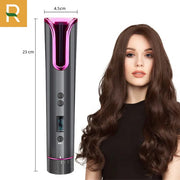 Máy u?n tóc xoay không dây LCD s?c USB - TB103 - Rosslyn