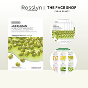 M?t N? Thanh L?c D??ng ?m Da chi?t xu?t t? ??u xanh THE FACE SHOP Real Nature Mung Bean Face Mask 20g - TF000007 - Rosslyn