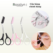Kéo C?t T?a Lông Mày 2 Trong 1 Màu H?ng S?c Bén D? Dàng S? D?ng - QT125.1 - Rosslyn