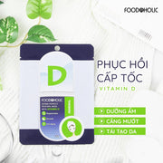 M?t N? Tinh Ch?t Vitamin D D?u Da, D??ng ?m Foodaholic Derma Perfect Renewal Mask With VITAMIN D (23g) - FD000007 - Rosslyn