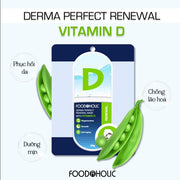 M?t N? Tinh Ch?t Vitamin D D?u Da, D??ng ?m Foodaholic Derma Perfect Renewal Mask With VITAMIN D (23g) - FD000007 - Rosslyn