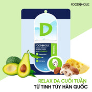 M?t N? Tinh Ch?t Vitamin D D?u Da, D??ng ?m Foodaholic Derma Perfect Renewal Mask With VITAMIN D (23g) - FD000007 - Rosslyn