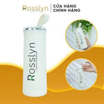 Bình N??c ROSSLYN Màu Tr?ng V? Nh?a Có Dây ?eo Ti?n L?i