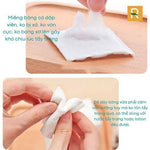 Ch?t L??ng Bông T?y Trang Cao C?p 3 L?p 100% Cotton Túi 220 Mi?ng M?m M?n