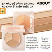 Che khuy?t ?i?m COLORKEY Targeting Three-colour Concealer Palette