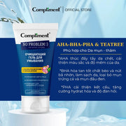 Gel r?a m?t Compliment No Problem AHA - BHA - PHA & Tea Tree h? tr? gi?m m?n, m? thâm 200ml - CP000002 - Rosslyn