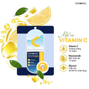 M?t N? Tinh Ch?t Vitamin C D??ng Tr?ng, M? Thâm Foodaholic Derma Brightening Mask With VITAMIN C (23g) - FD000006 - Rosslyn