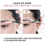 Cách Dùng ?úng C?a Kéo C?t T?a Lông Mày 2 Trong 1 Màu H?ng S?c Bén D? Dàng S? D?ng