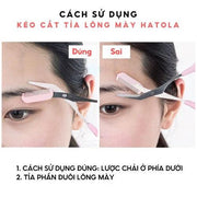 Cách Dùng ?úng C?a Kéo C?t T?a Lông Mày 2 Trong 1 Màu H?ng S?c Bén D? Dàng S? D?ng