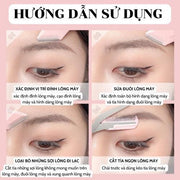H??ng D?n Dùng Kéo C?t T?a Lông Mày 2 Trong 1 Màu H?ng S?c Bén D? Dàng S? D?ng