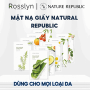 M?t N? Gi?y D??ng Da Nature Republic Real Nature Mask Sheet 23ml - Rosslyn - Rosslyn-vn