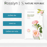 M?t N? Gi?y D??ng Da Nature Republic Real Nature Mask Sheet 23ml - Rosslyn - Rosslyn-vn