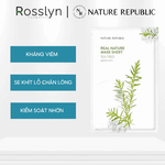 M?t N? Gi?y D??ng Da Nature Republic Real Nature Mask Sheet 23ml - Rosslyn - Rosslyn-vn