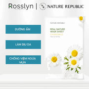 M?t N? Gi?y D??ng Da Nature Republic Real Nature Mask Sheet 23ml - Rosslyn - Rosslyn-vn