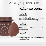 Cách S? D?ng Mút trang ?i?m Horus Coffee Make Up Sponge 