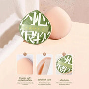 Mút trang ?i?m Marshmallow Air Cushion + h?p nh?a in logo Rosslyn