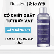 N??c Hoa H?ng C?p ?m Cho Da Nh?y C?m (Không Mùi) Klairs Supple Preparation Unscented Toner 180ml - KL000004 - Rosslyn - Rosslyn-vn