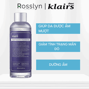 N??c Hoa H?ng C?p ?m Cho Da Nh?y C?m (Không Mùi) Klairs Supple Preparation Unscented Toner 180ml - KL000004 - Rosslyn - Rosslyn-vn