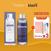 N??c Hoa H?ng C?p ?m Cho Da Nh?y C?m (Không Mùi) Klairs Supple Preparation Unscented Toner 180ml - Rosslyn