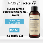 N??c Hoa H?ng D??ng ?m, Se Khít L? Chân Lông Klairs Supple Preparation Facial Toner 180ml - KL000003 - Rosslyn - Rosslyn-vn