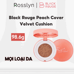 Ph?n N??c D??ng ?m, Che Ph? Cao Black Rouge Peach Cover Velvet Cushion 14g - Rosslyn - Rosslyn-vn