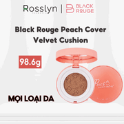 Ph?n N??c D??ng ?m, Che Ph? Cao Black Rouge Peach Cover Velvet Cushion 14g - Rosslyn - Rosslyn-vn