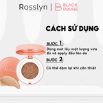 Ph?n N??c D??ng ?m, Che Ph? Cao Black Rouge Peach Cover Velvet Cushion 14g - Rosslyn - Rosslyn-vn