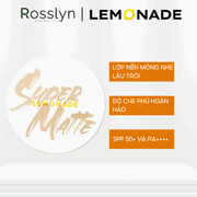 Ph?n N??c Siêu Ki?m D?u, M?ng Nh?, Lâu Trôi Lemonade Supermatte Cushion 15G - Rosslyn - Rosslyn-vn