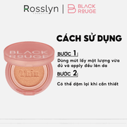 Ph?n N??c Thu?n Chay Black Rouge Thin Layer Velour Cushion 12g - Rosslyn - Rosslyn-vn