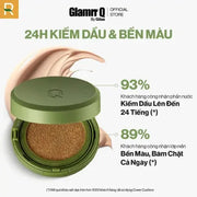 Ph?n n??c trang ?i?m GLAMRR Q VEGAN SUPER COVER CUSHION 15g - Rosslyn