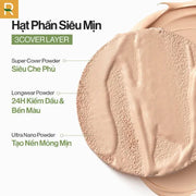 Ph?n n??c trang ?i?m GLAMRR Q VEGAN SUPER COVER CUSHION 15g - Rosslyn